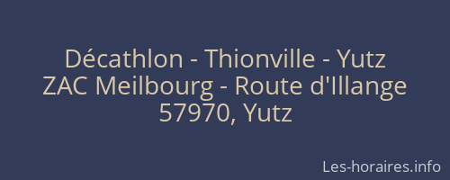 Décathlon - Thionville - Yutz