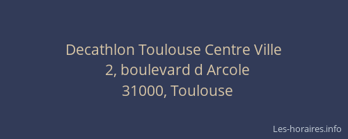 Decathlon Toulouse Centre Ville