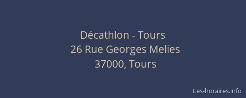 Décathlon - Tours