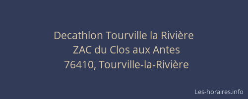 Decathlon Tourville la Rivière