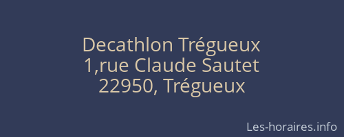 Decathlon Trégueux
