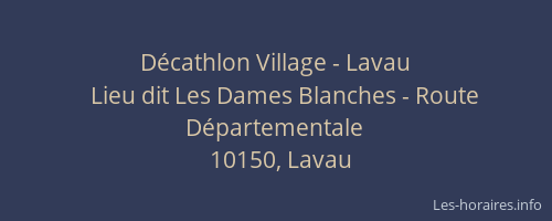 Décathlon Village - Lavau