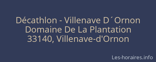 Décathlon - Villenave D´Ornon