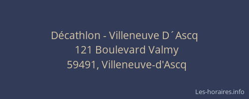 Décathlon - Villeneuve D´Ascq