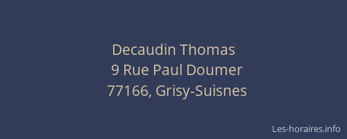 Decaudin Thomas