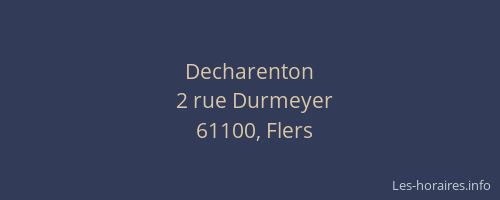 Decharenton