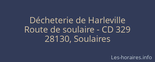 Décheterie de Harleville