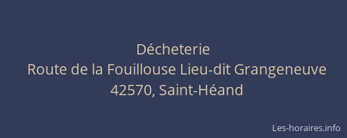 Décheterie