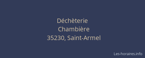 Déchèterie