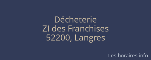 Décheterie