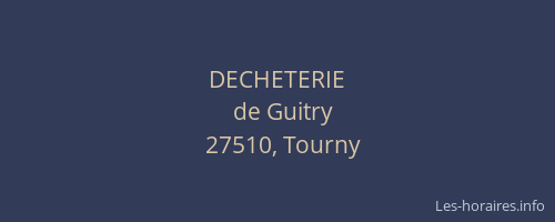 DECHETERIE