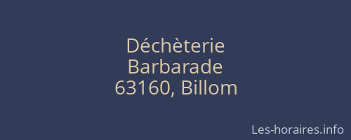 Déchèterie