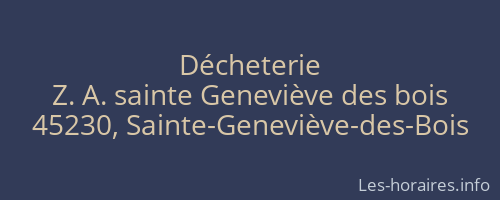 Décheterie