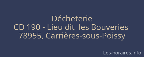 Décheterie