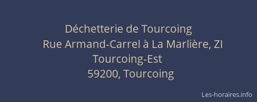 Déchetterie de Tourcoing