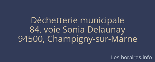 Déchetterie municipale