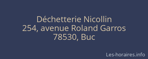 Déchetterie Nicollin