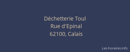 Déchetterie Toul