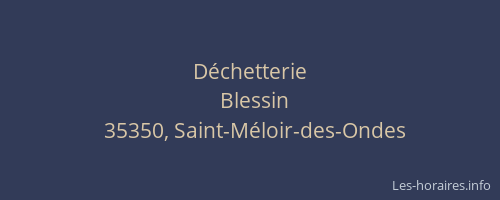 Déchetterie