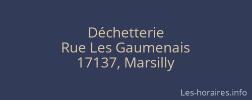 Déchetterie