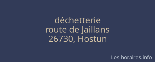 déchetterie