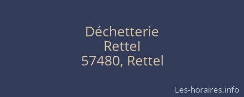 Déchetterie