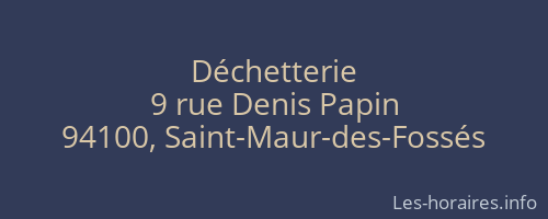 Déchetterie