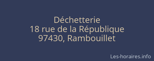 Déchetterie