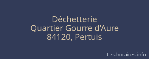 Déchetterie