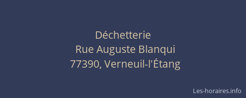 Déchetterie