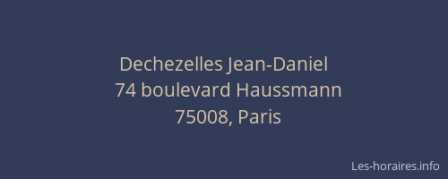 Dechezelles Jean-Daniel
