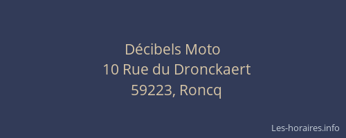 Décibels Moto