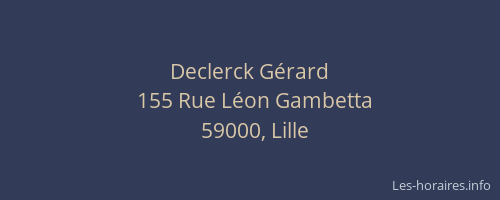 Declerck Gérard