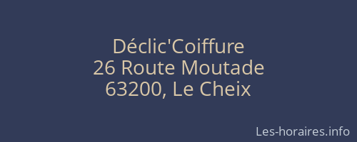 Déclic'Coiffure