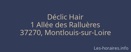 Déclic Hair