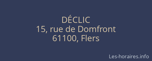 DÉCLIC