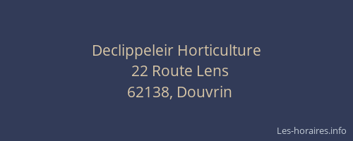 Declippeleir Horticulture