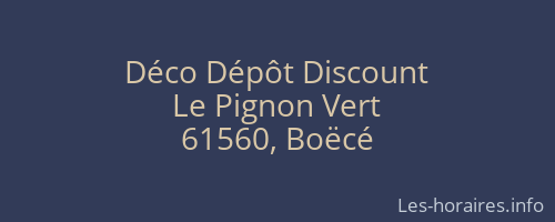 Déco Dépôt Discount