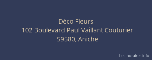 Déco Fleurs