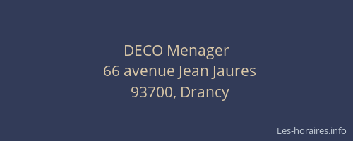 DECO Menager