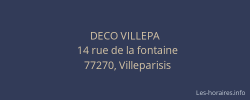 DECO VILLEPA