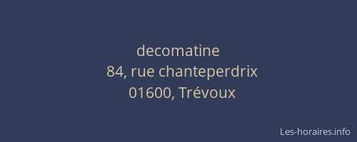 decomatine