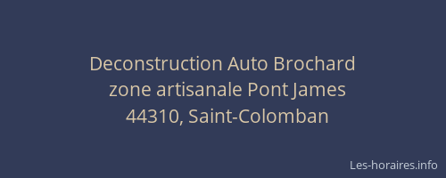 Deconstruction Auto Brochard