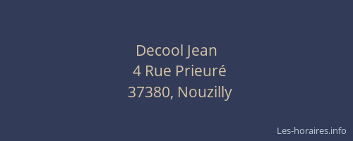 Decool Jean