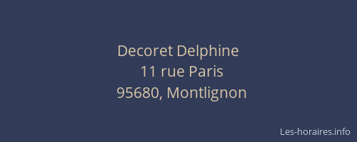 Decoret Delphine