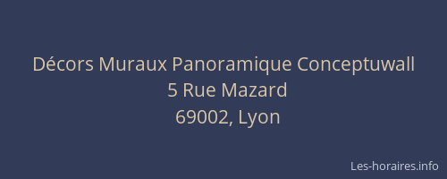 Décors Muraux Panoramique Conceptuwall