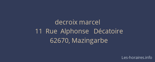 decroix marcel