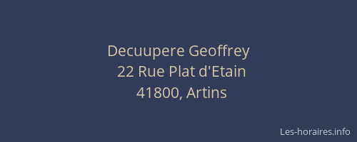 Decuupere Geoffrey