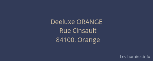 Deeluxe ORANGE
