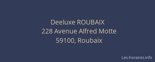 Deeluxe ROUBAIX